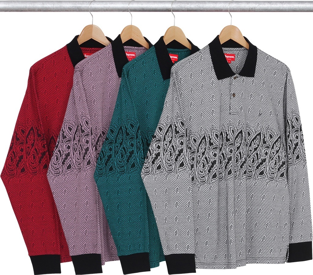 Paisley L/S Polo
